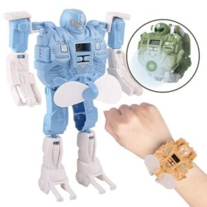 Reloj robot con ventilador, tienda doña ganga